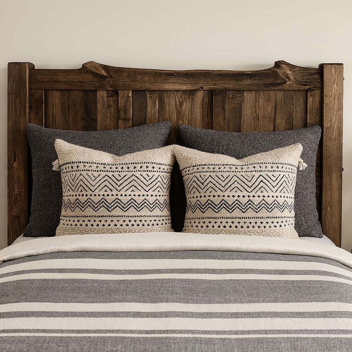 Lima Live Edge Headboard with Provincial Stain