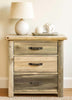 Lima Sawn 3 Drawer Chest with Iron