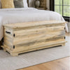 Lima Sawn 6 Foot Blanket Chest - Clear Lacquer