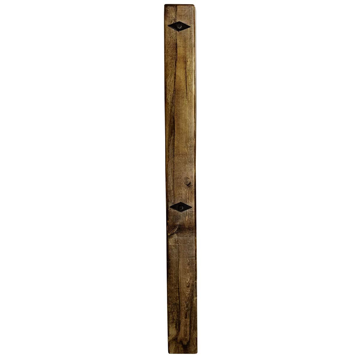 Lima Sawn Headboard with Iron & Provincial Stain