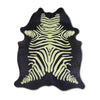 Lime Zebra Cowhide Rugs