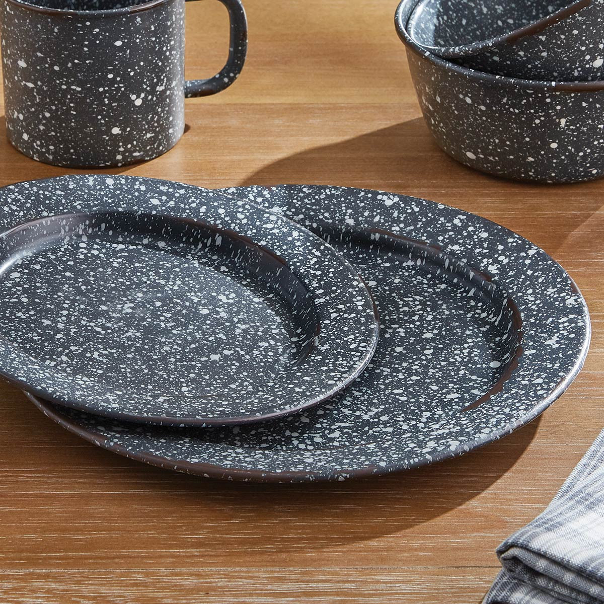 Lodge Gray Dinner Plates - Set of 4 - OUT OF STOCK UNTIL 09/17/2026