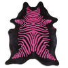 Magenta Zebra Cowhide Rugs