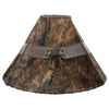Cowhide with Leather Band Lampshade