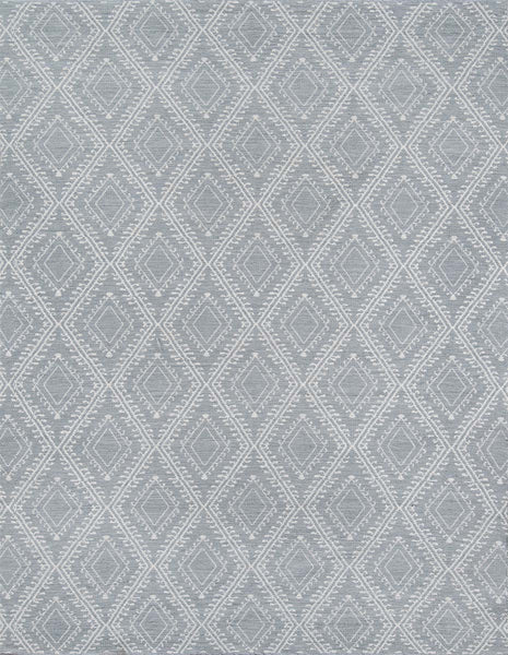 Dusty Gray Western Indoor/Outdoor Rug - 8 x 10