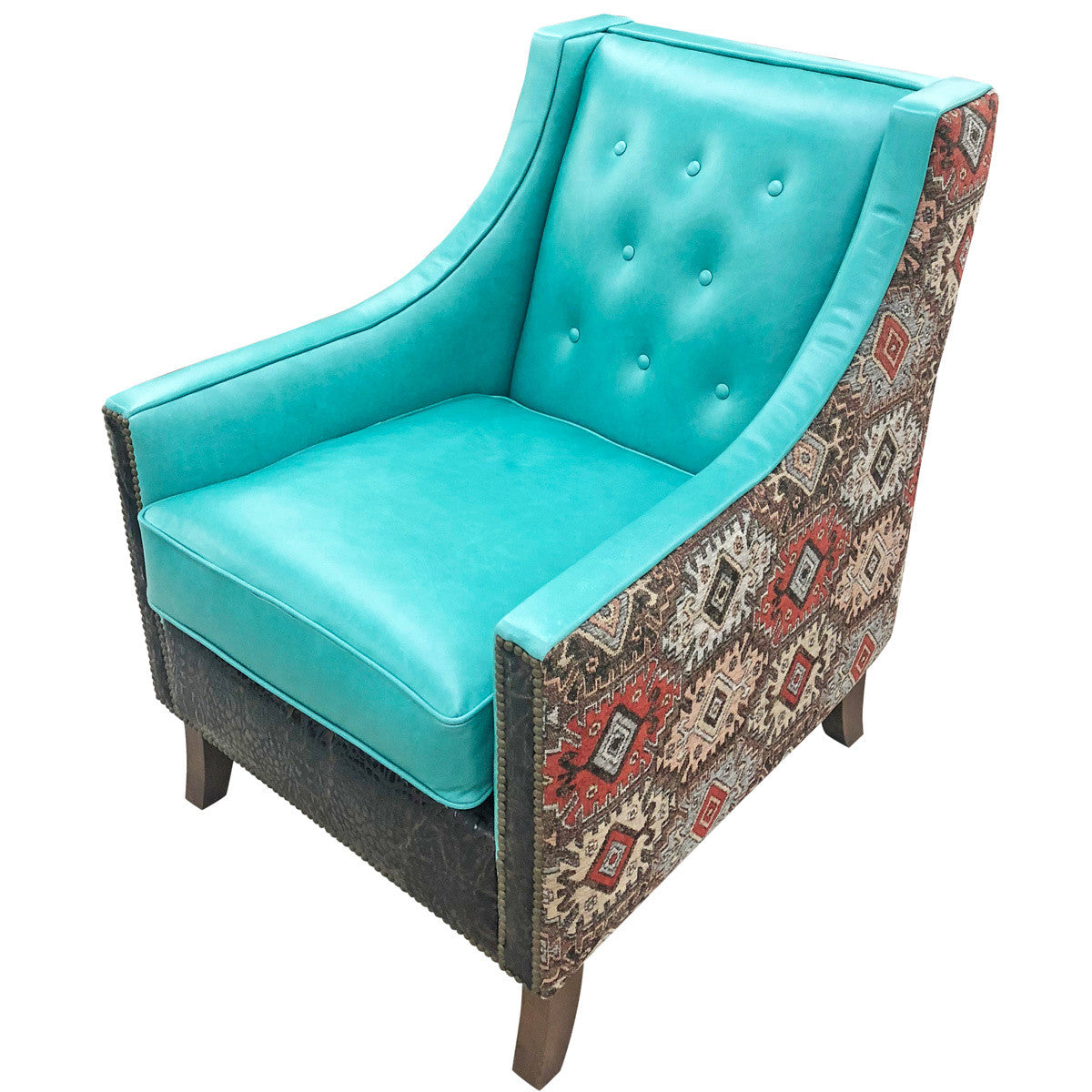 Turquoise Ridge Lounge Chair