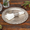 Silver Scrolls Charger