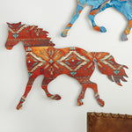 Tribal Spirit Horse Metal Wall Art - Medium