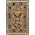 Sandy Petroglyphs Rug - 6 x 9