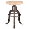 Urban Warehouse Adjustable Stool - Oiled Teak