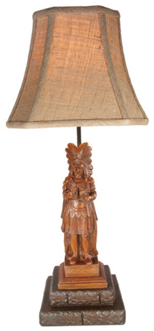 Cigar Store Indian Lamp