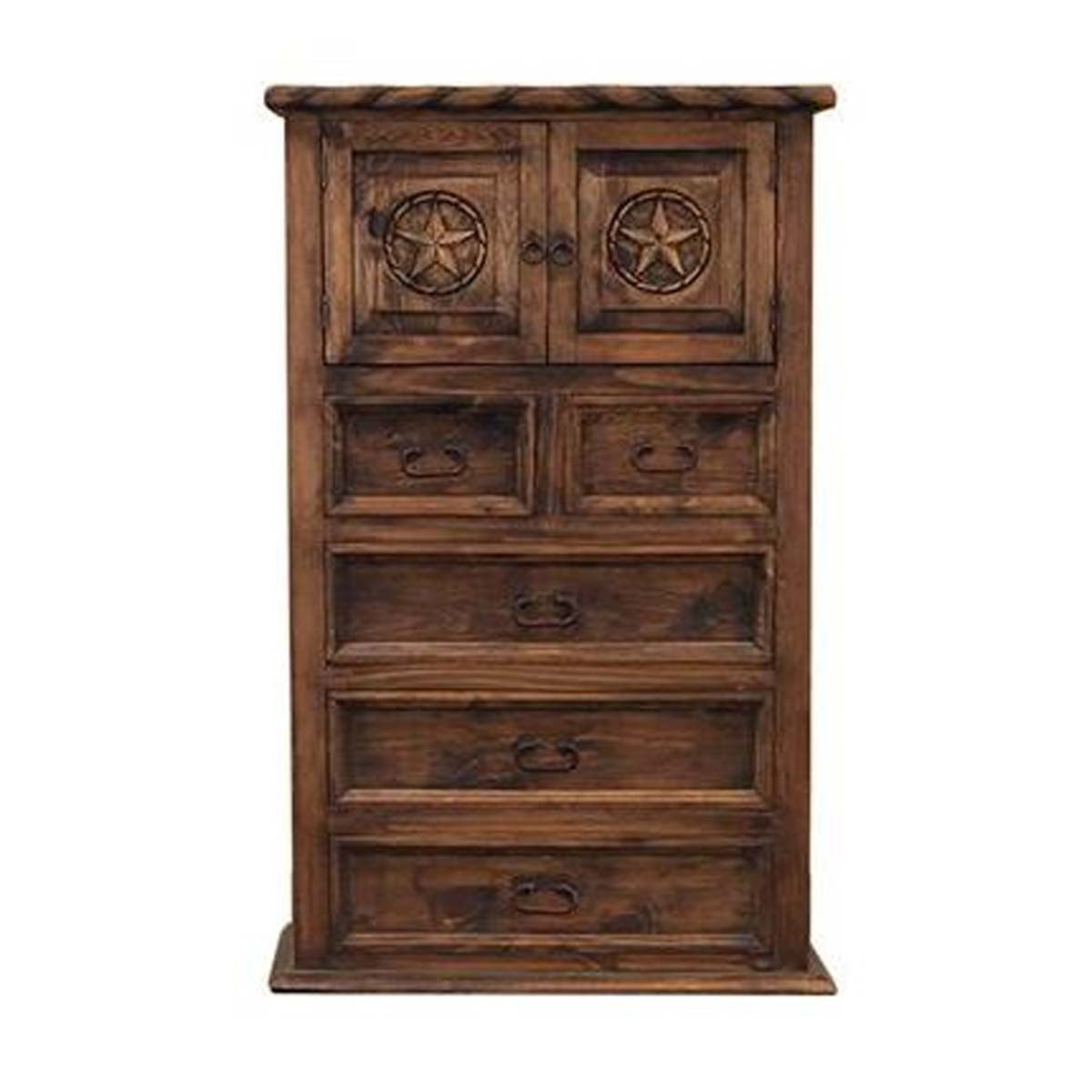 Starry Manor Brown Chest of Drawers