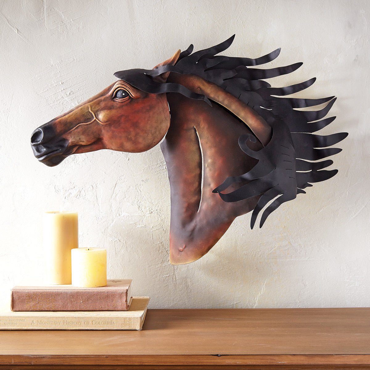 Spirit Wind Horse 3-D Wall Sculpture