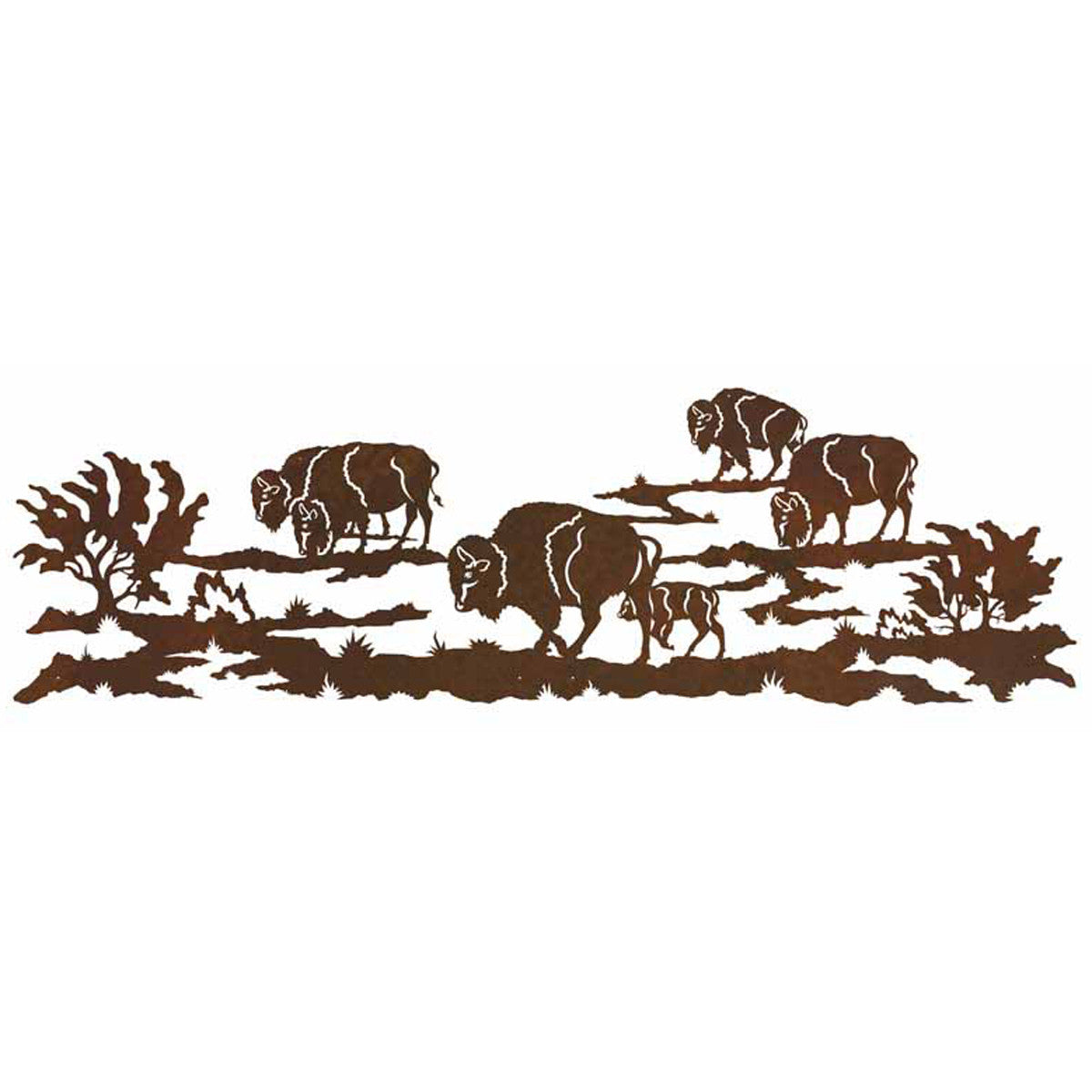 Buffalo Field Wall Art