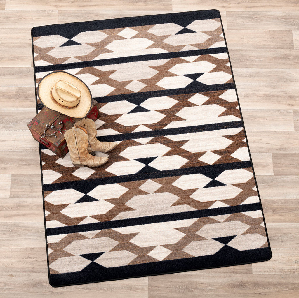 Mocha Canyon Rug - 11 x 13