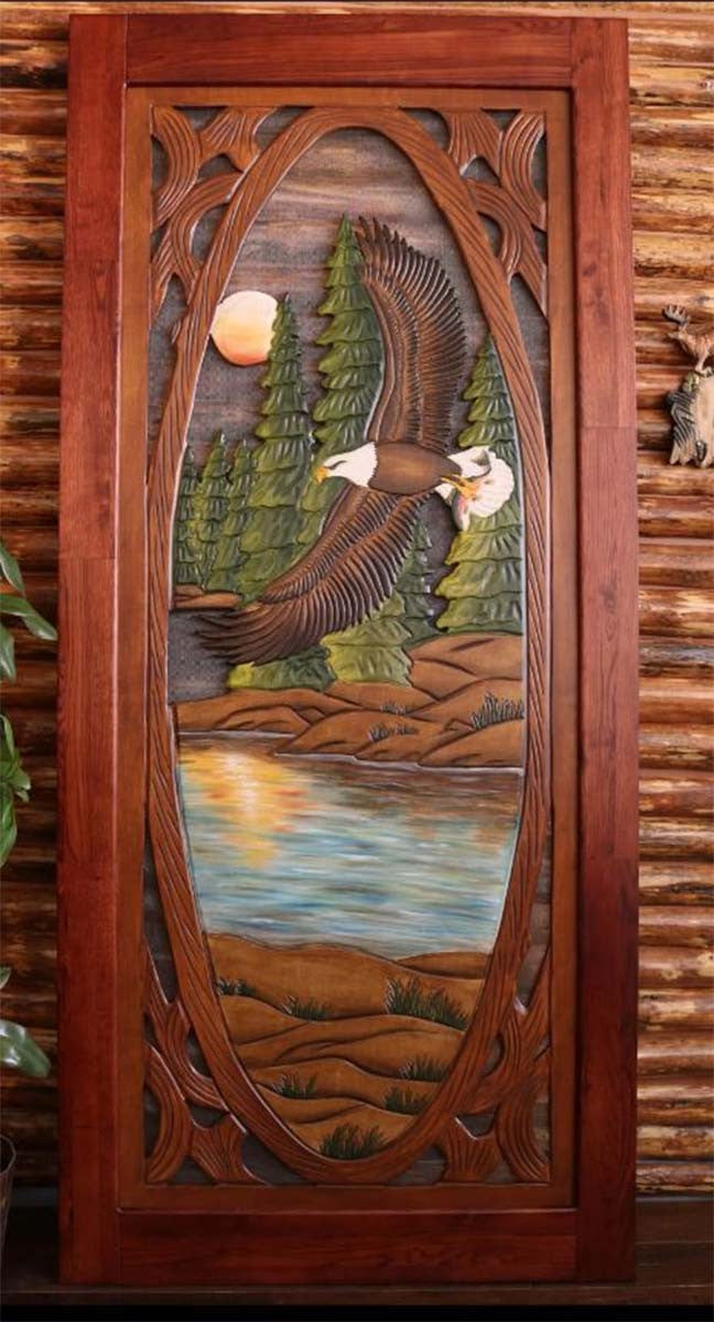 Woodland Spring Screen Door - Flying Eagle - OUT OF STOCK UNTIL 08/19/2026