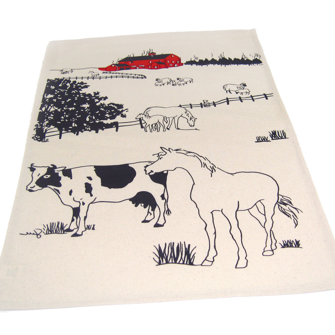 Barnyard Kitchen Towel - Set of 4