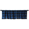 Blue Buffalo Check Valance