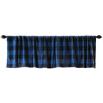 Blue Buffalo Check Valance