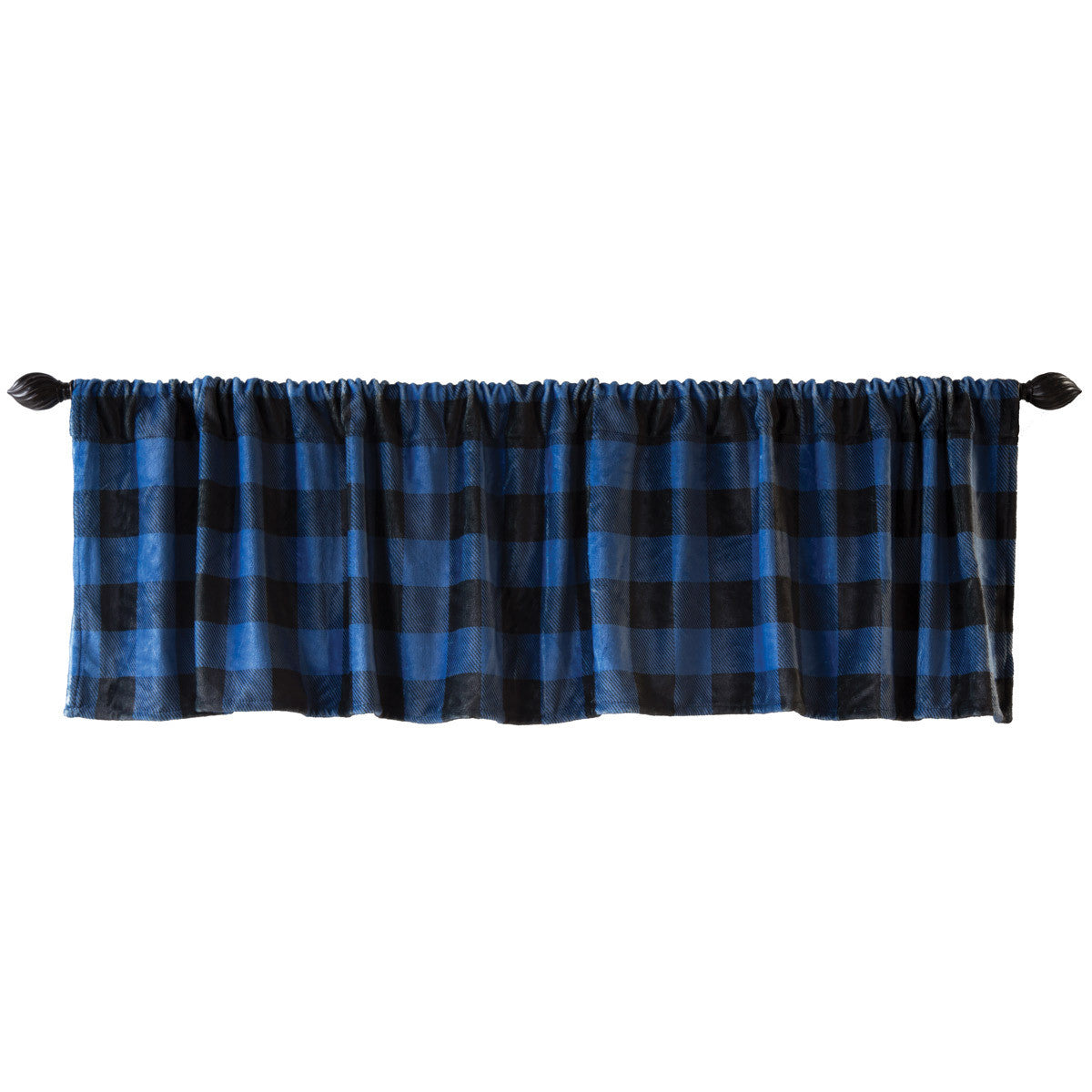 Blue Buffalo Check Valance