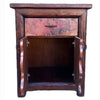Rifted Copper Side Table