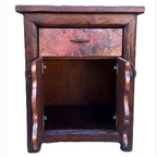 Rifted Copper Side Table