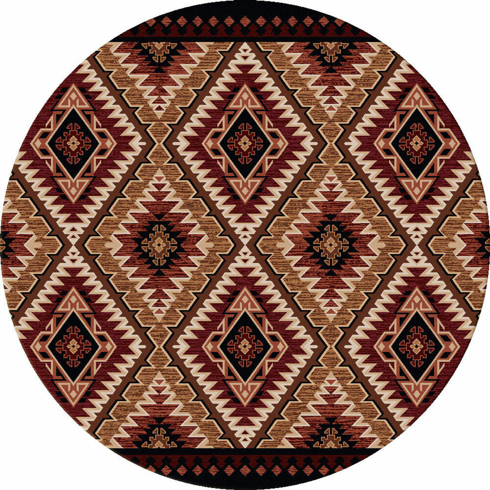Traditions Gold Rug - 8 Ft. Round