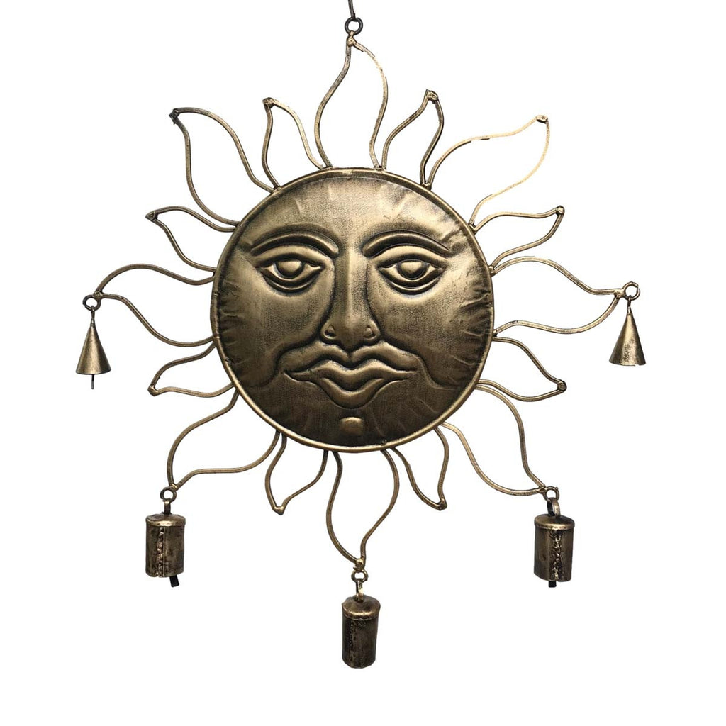 Gold Sunburst Bell Chime