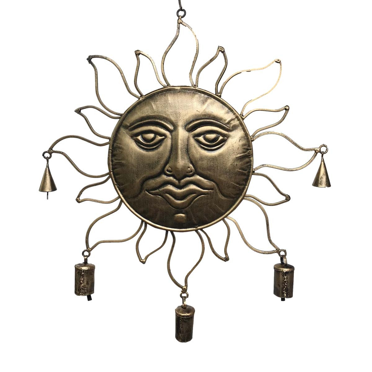 Gold Sunburst Bell Chime