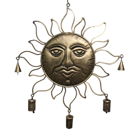 Gold Sunburst Bell Chime