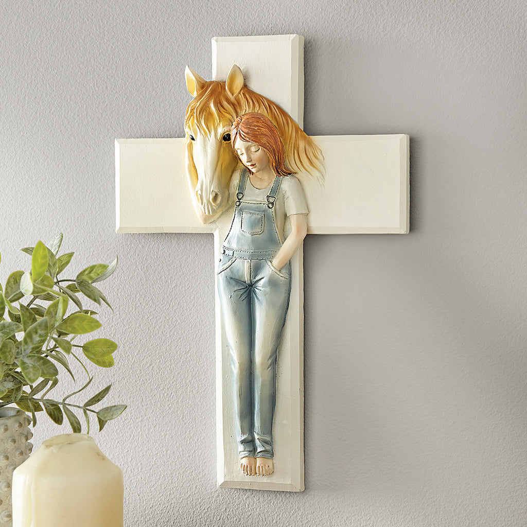 Horse Love Wall Cross