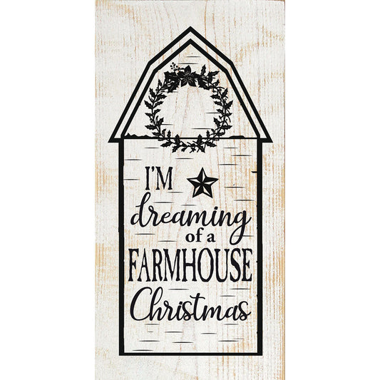 Farmhouse Christmas Wood Sign