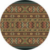 Star Eagle Adobe Rug - 8 Ft. Round