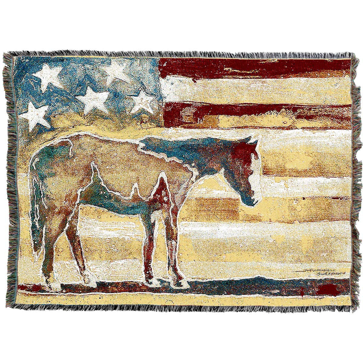 American Horse Throw