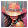 Coral Cowgirl Spirit Wall Art