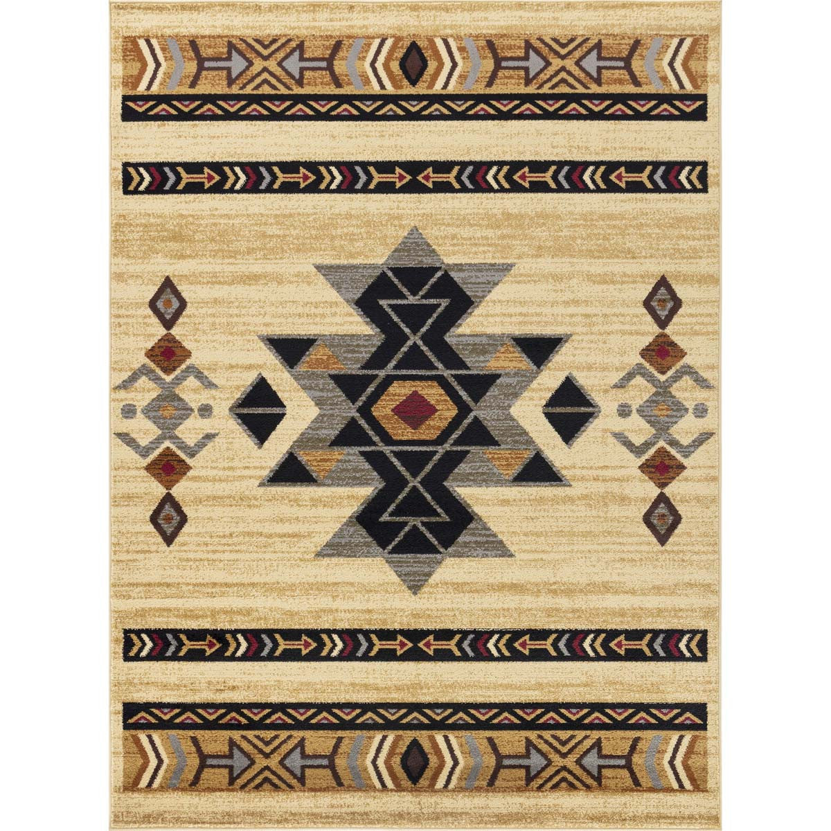 Outlaw Oasis Cream Rug - 8 x 10
