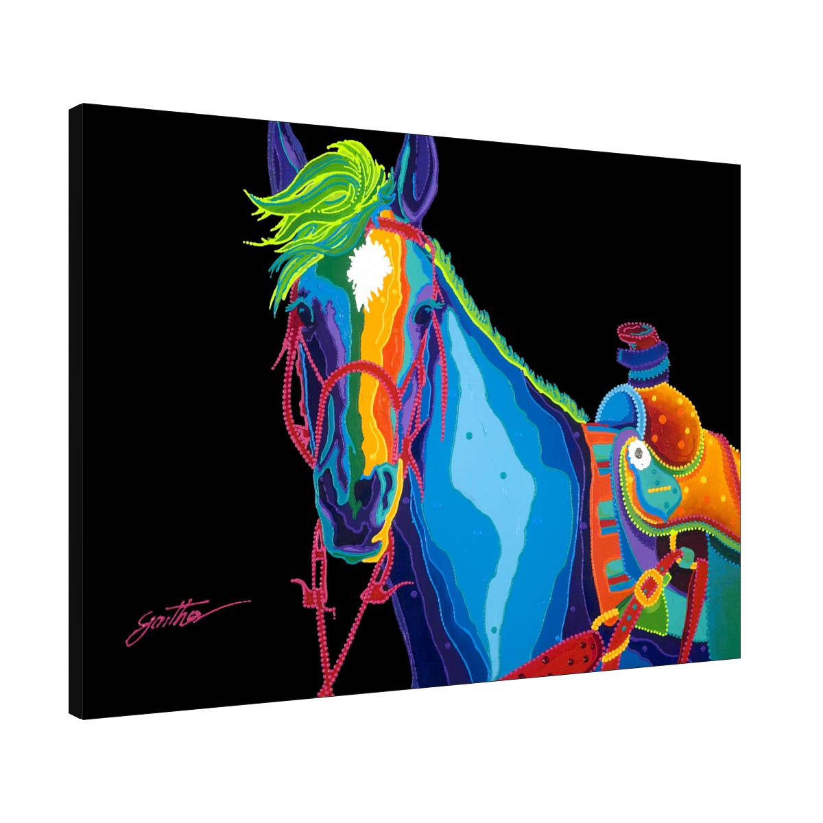 Horse Pop Color Wall Art
