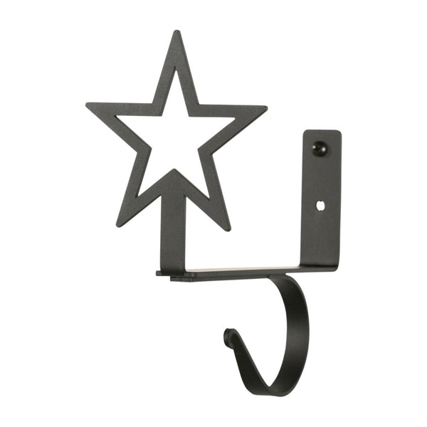 Open Star Curtain Shelf Brackets Pair