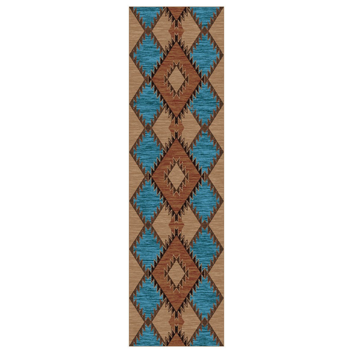 San Pedro Rust Rug - 2 x 8