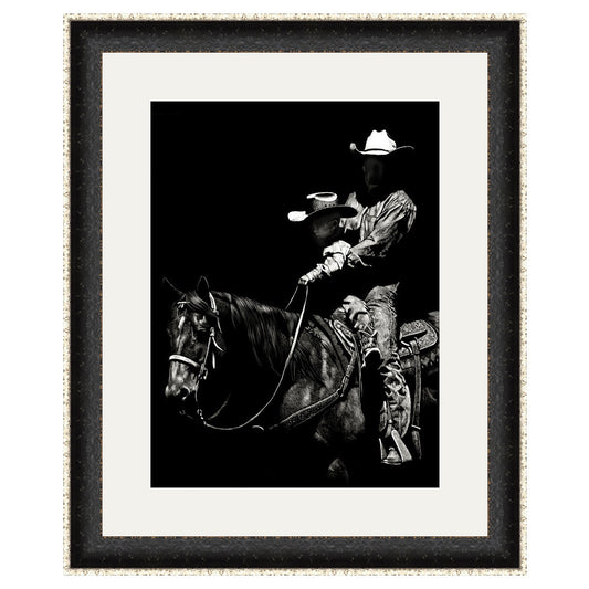 Father & Son Cowboys Framed Art