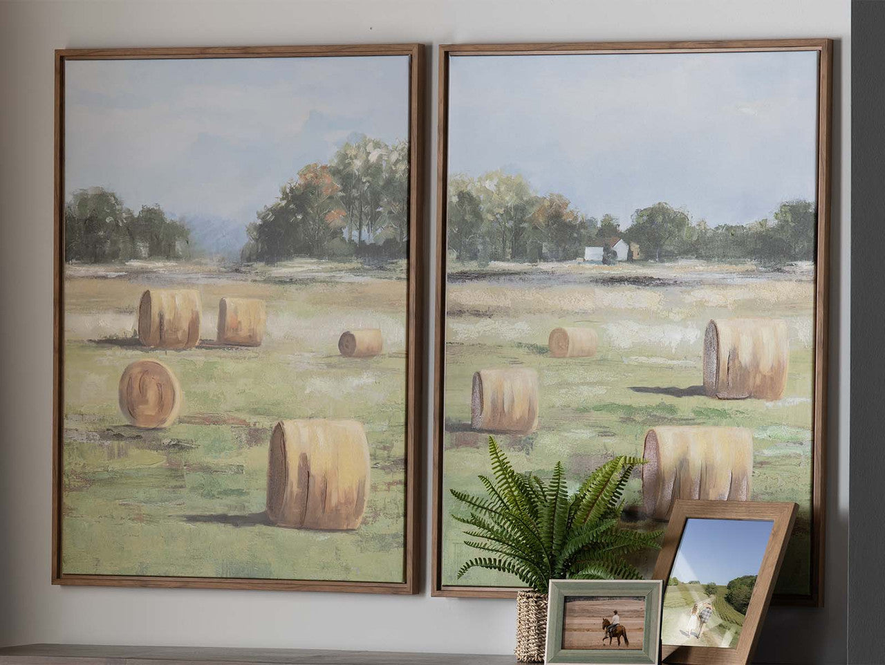 Farm Fields Wall Art - Set of 2