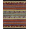 Chimayo Garnet Rug - 8 x 10