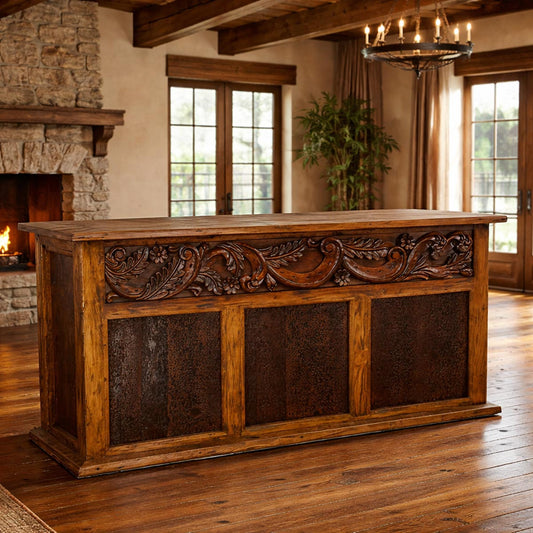 Bradenton Bar with Hand Carved Detail
