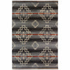 Charcoal Mesa Rug - 8 x 10