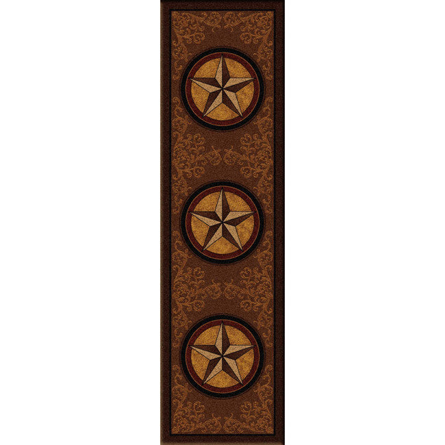 Gilded Star Rug - 2 x 8