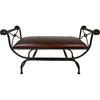 Double Vanity Bench - Posse & Antique Brown