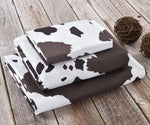 White Cowhide Sheet Set - King - SALE