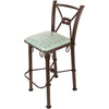 Coronado Counter Stool - Plain with Tacks Turquoise