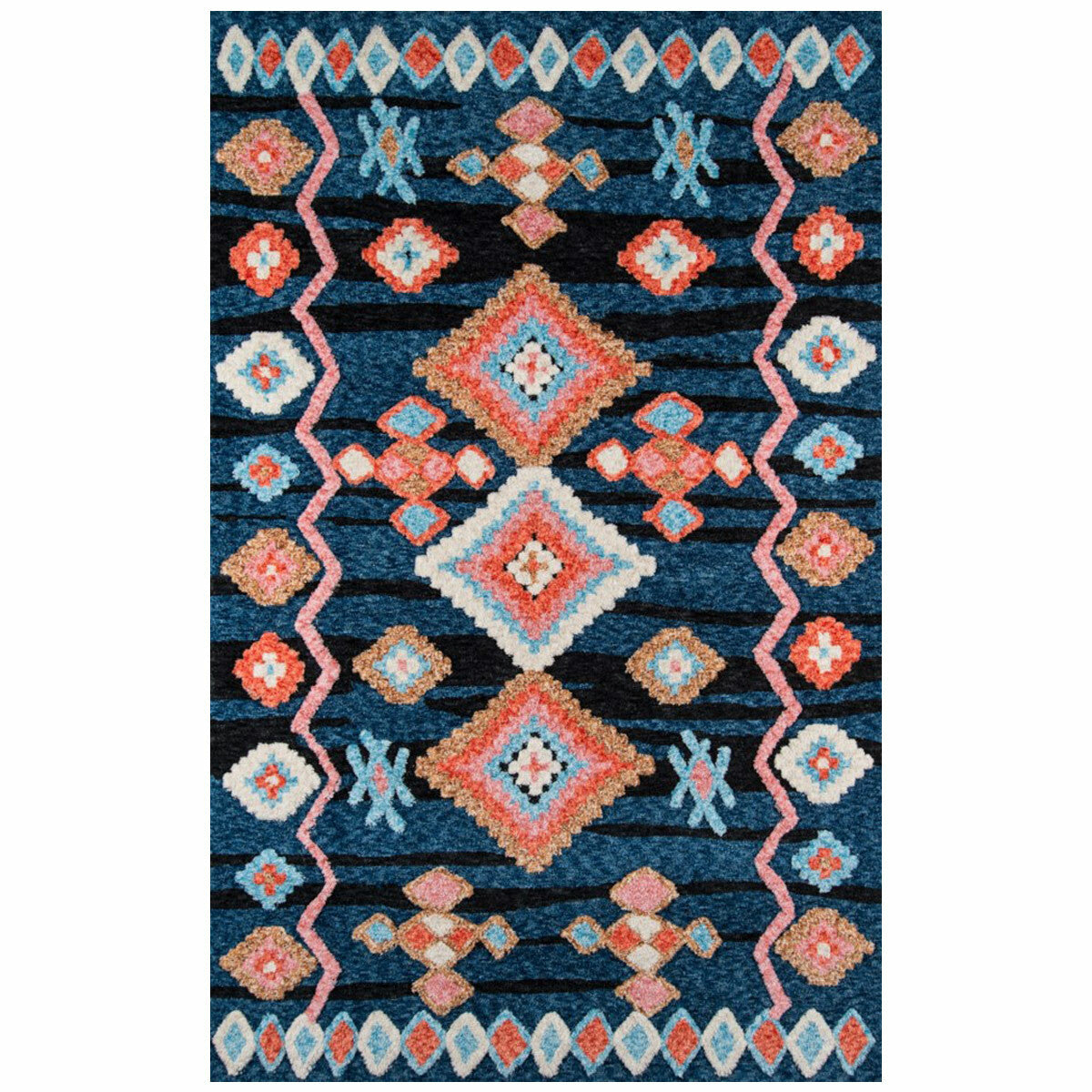 Arturo Navy Rug - 5 x 8