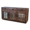 Carved Triangles Distressed Buffet